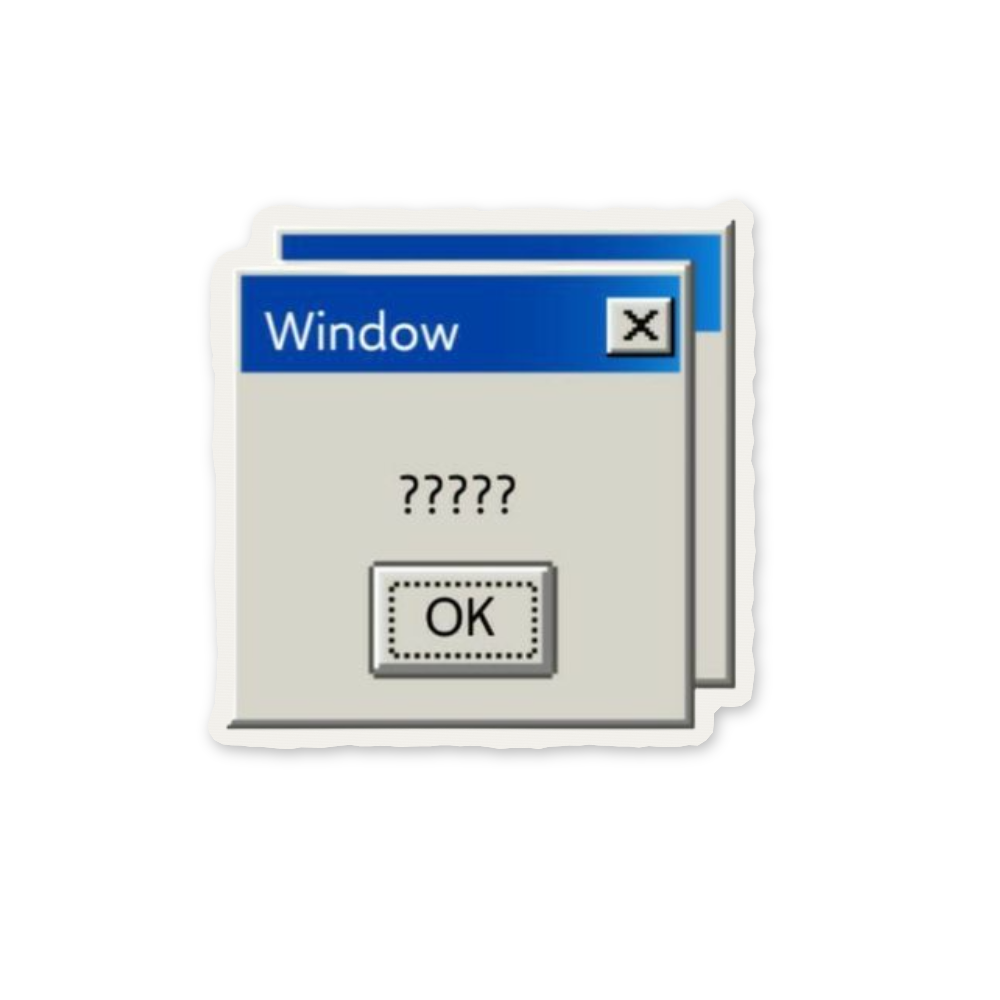 Captcha sticker