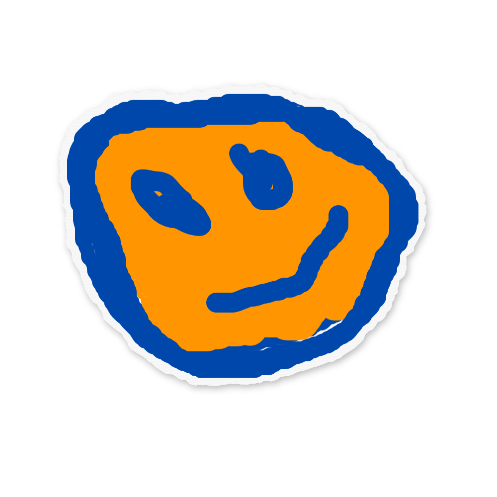 Floating sticker