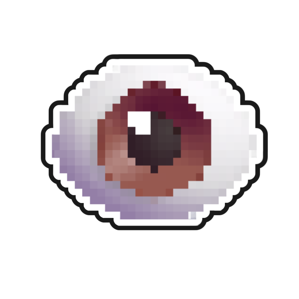 Floating sticker